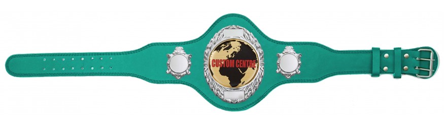 CUSTOM CHAMPIONSHIP BELT PLT286/S/CUSTOM - AVAILABLE IN 4 COLOURS